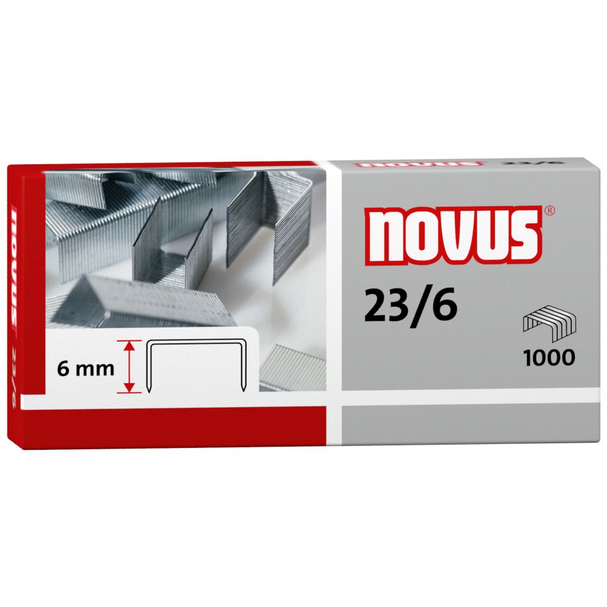 Zszywki 23/6 Novus 1000 szt