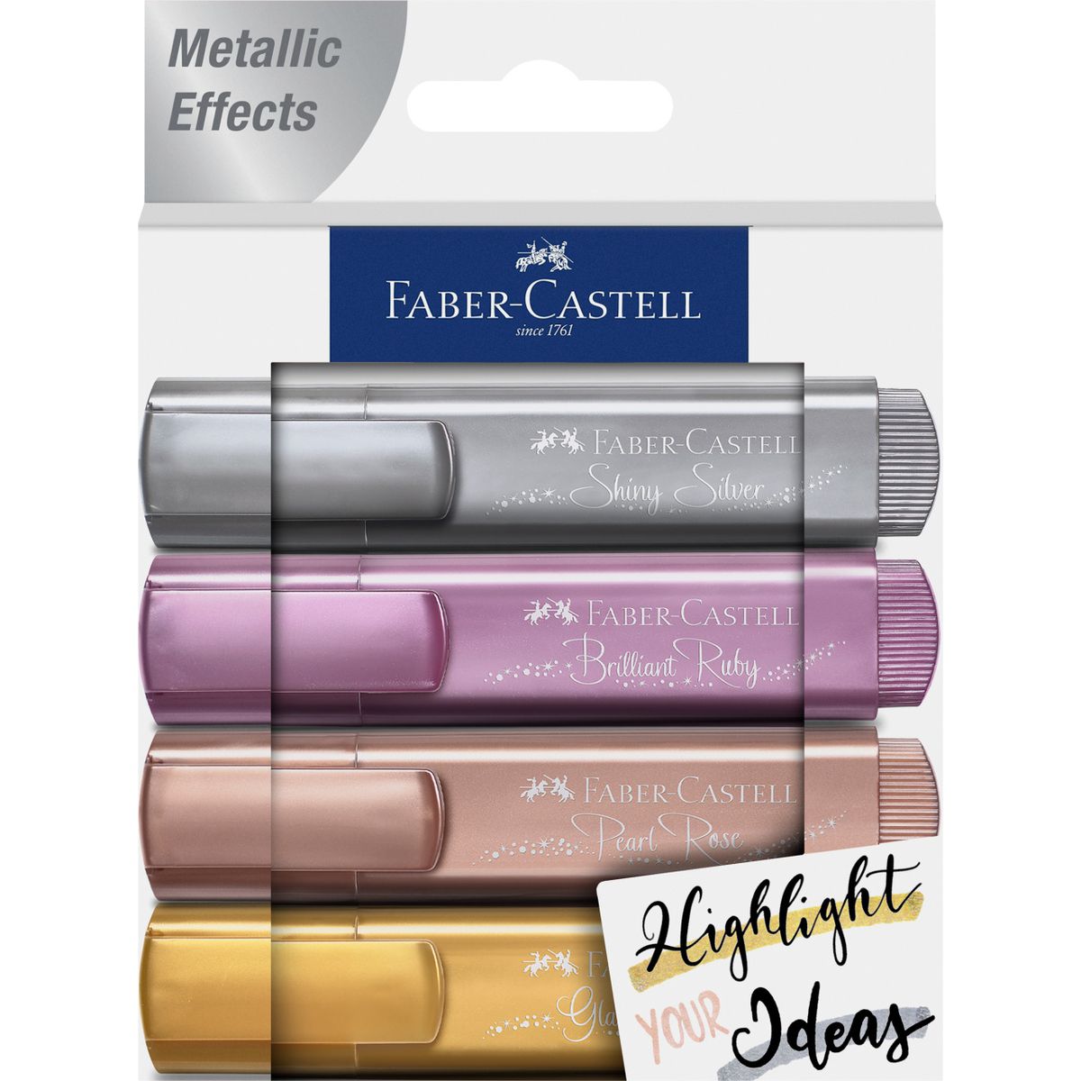 Zakreślacz Faber Castell Metalic Ceative Studio (154623)