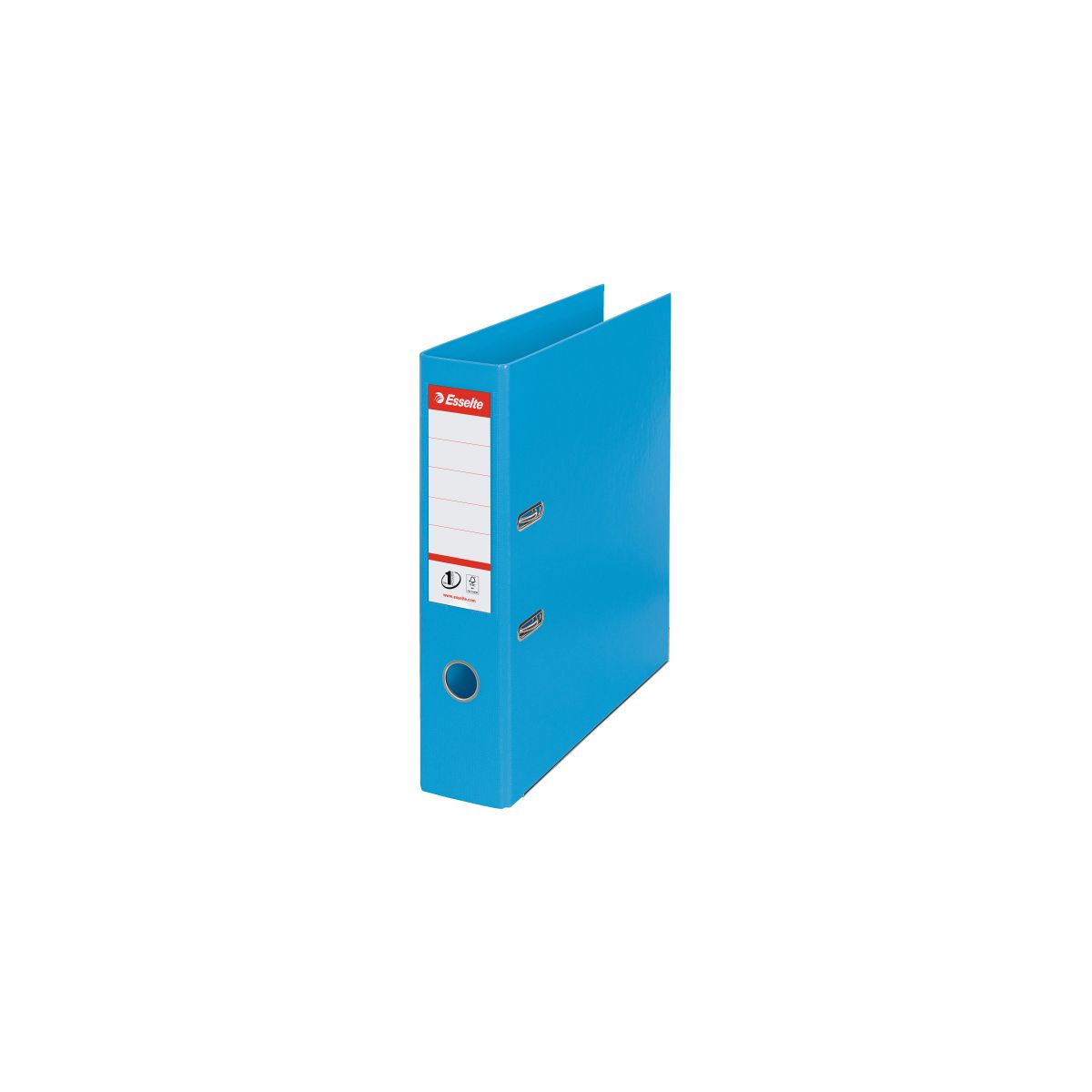 Segregator dźwigniowy Esselte No.1 Power A4 75mm niebieski jasny (811311)