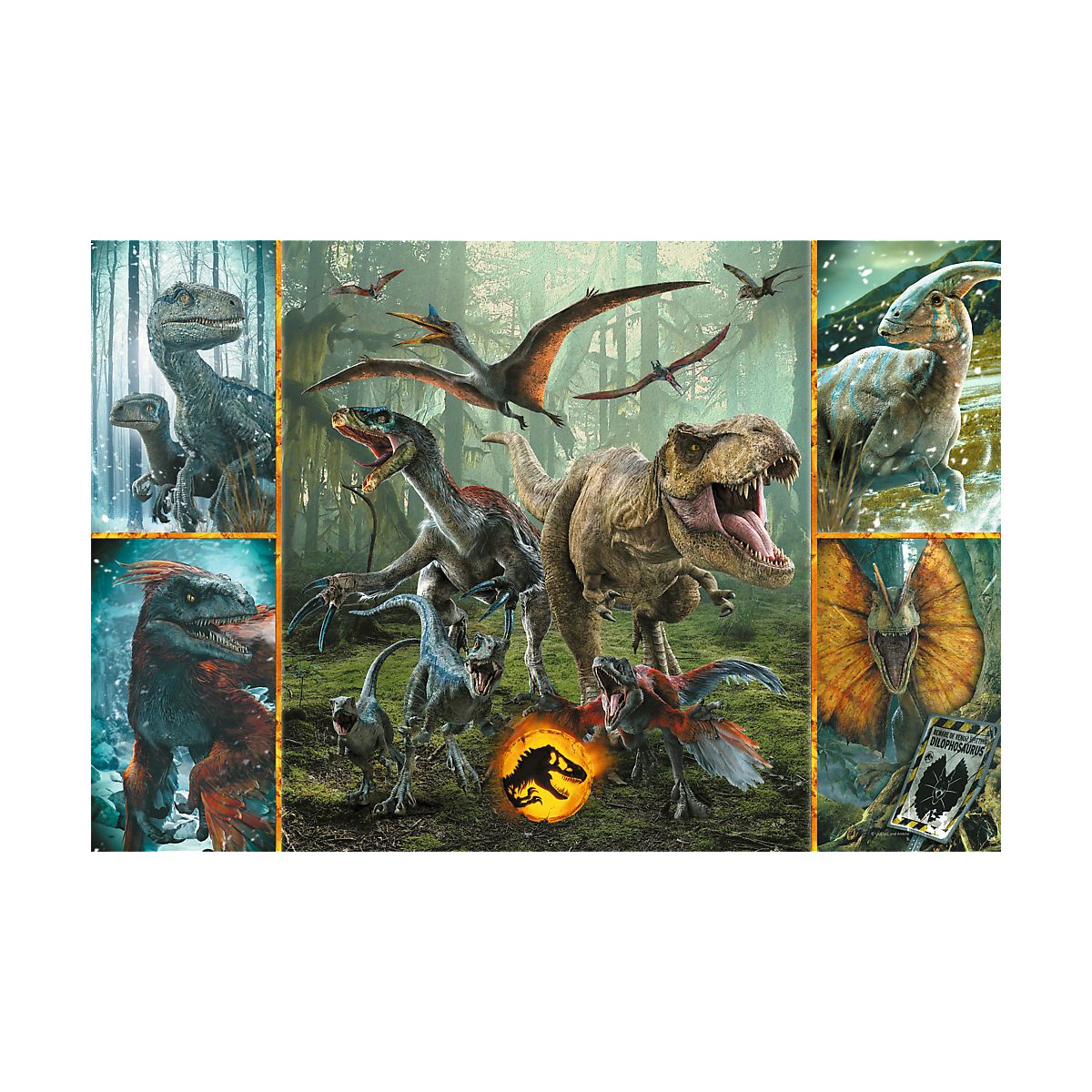 Puzzle Trefl Jurassic World XL Niezwykłe dinozaury 160 el. (50026)