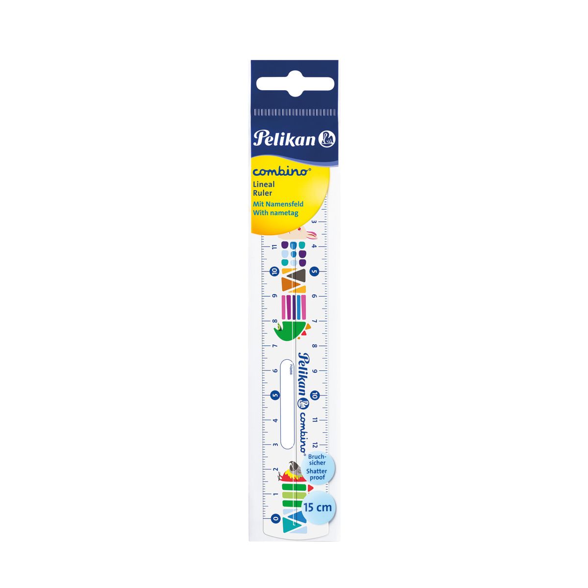 Linijka plastikowa Pelikan Combino 811224 15cm (300008950)