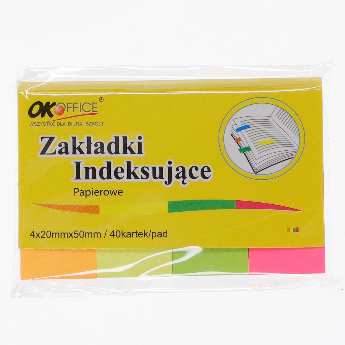 Zakładki indeksujące Okoffice 160k [mm:] 20x50 (SDM-105)