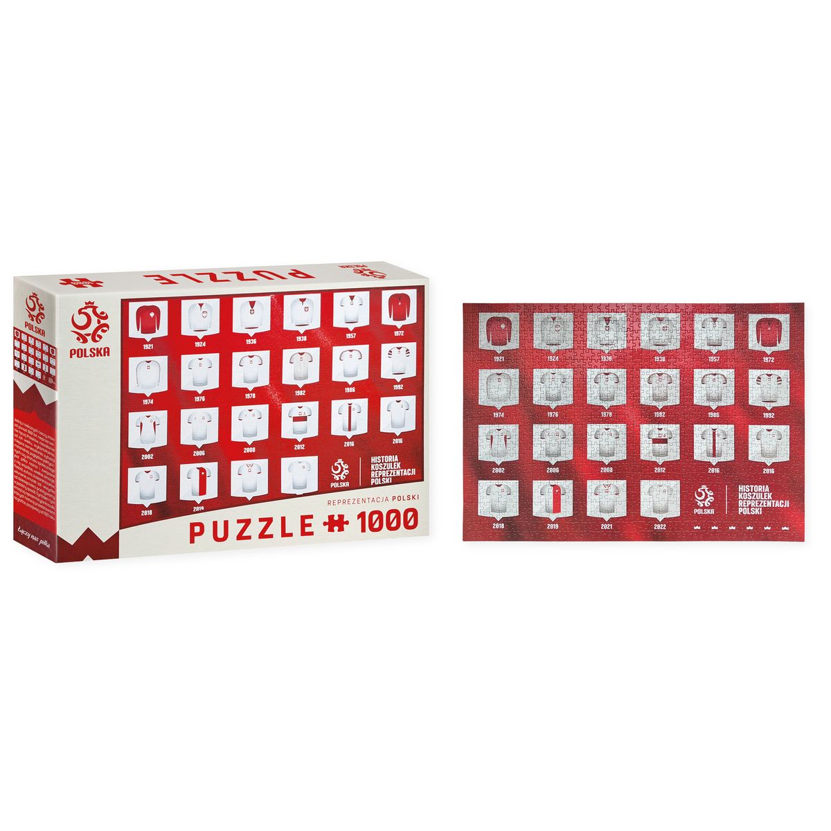 Puzzle Interdruk PZPN 1000   koszulki 1000 el. (5902277344694)