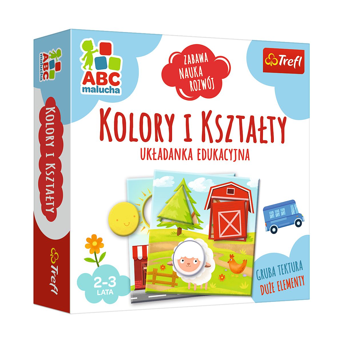 Gra edukacyjna Trefl ABC Malucha Kolory I kształty (01939)