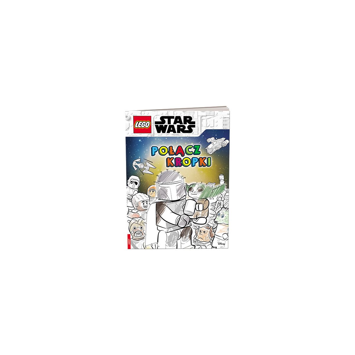 Książeczka edukacyjna Ameet LEGO® Star Wars™ Połącz kropki (spcs 6301)