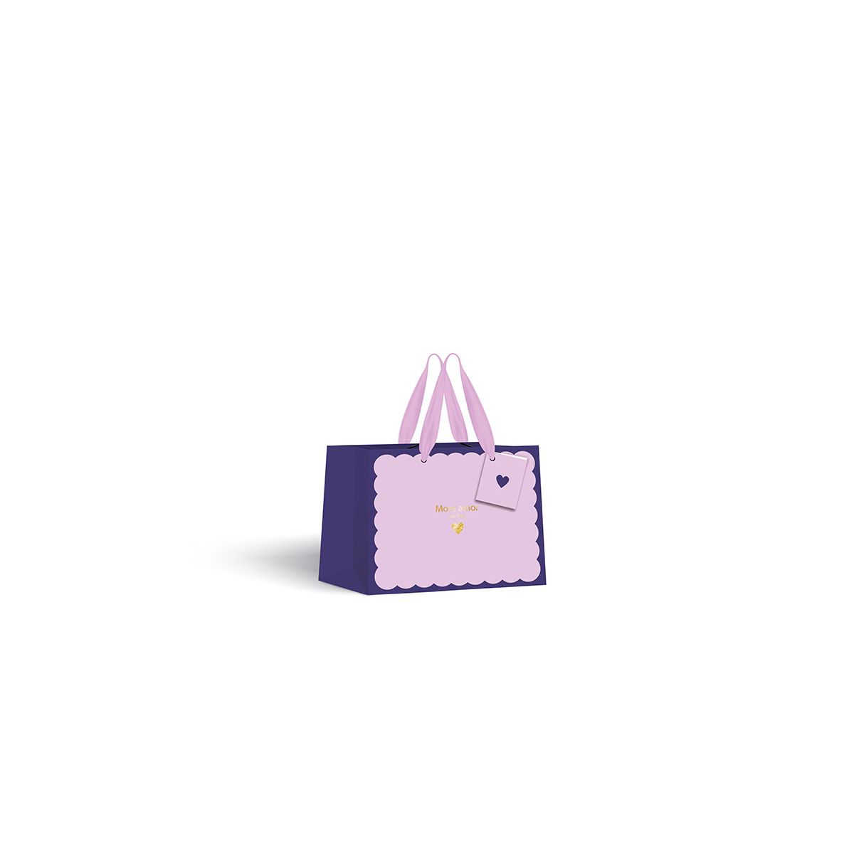 Torba prezentowa GOLD 18x23x10 A5 Interdruk (190g mała pozioma)