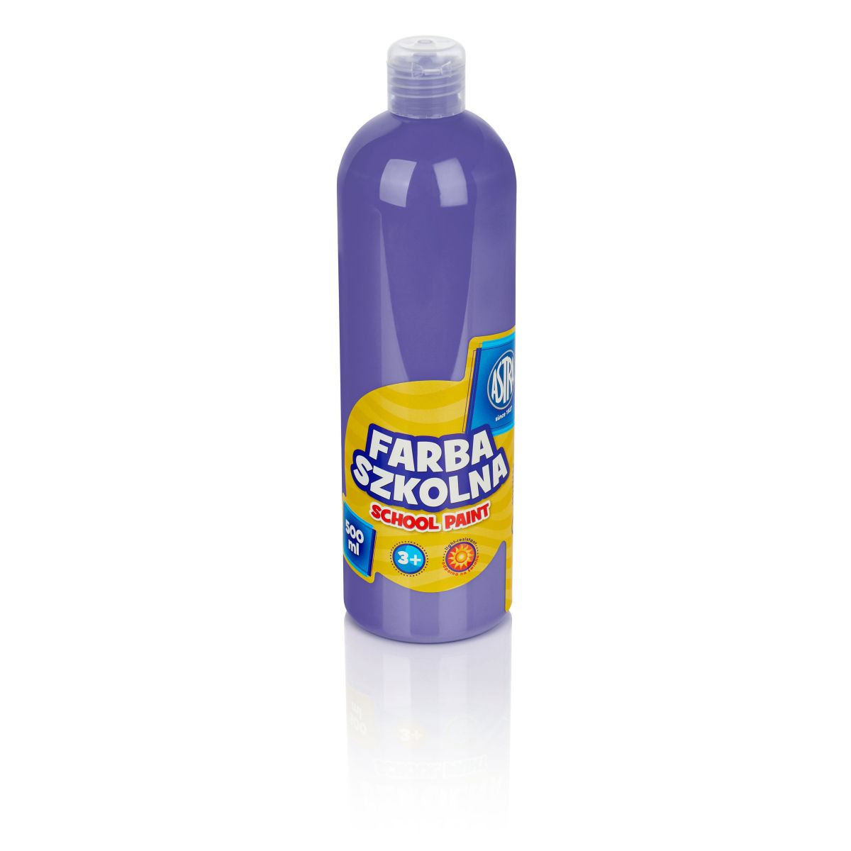 Farby plakatowe Astra kolor: fioletowy 500ml 1 kolor.