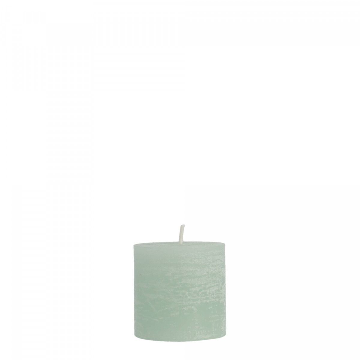 Świeca Pavoncella pieńkowa 5x5cm 6szt., w kolorze Green (8720935400905)