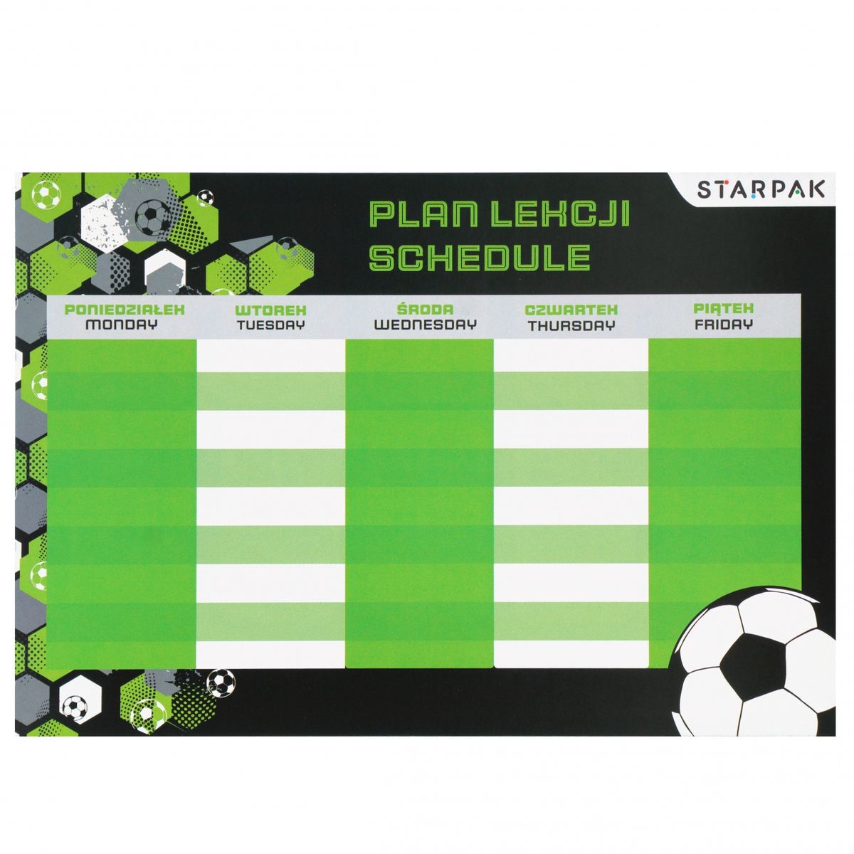 Plan lekcji Starpak Footbal2 (560053)