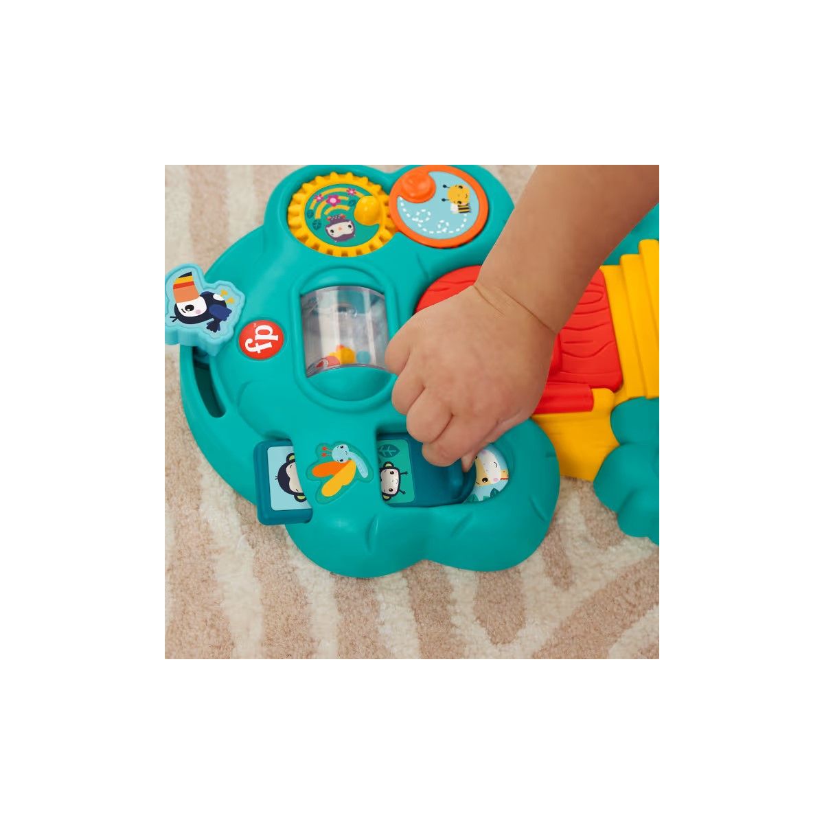 Zabawka edukacyjna Fisher Price aktywny domek/samochód (HXK32)