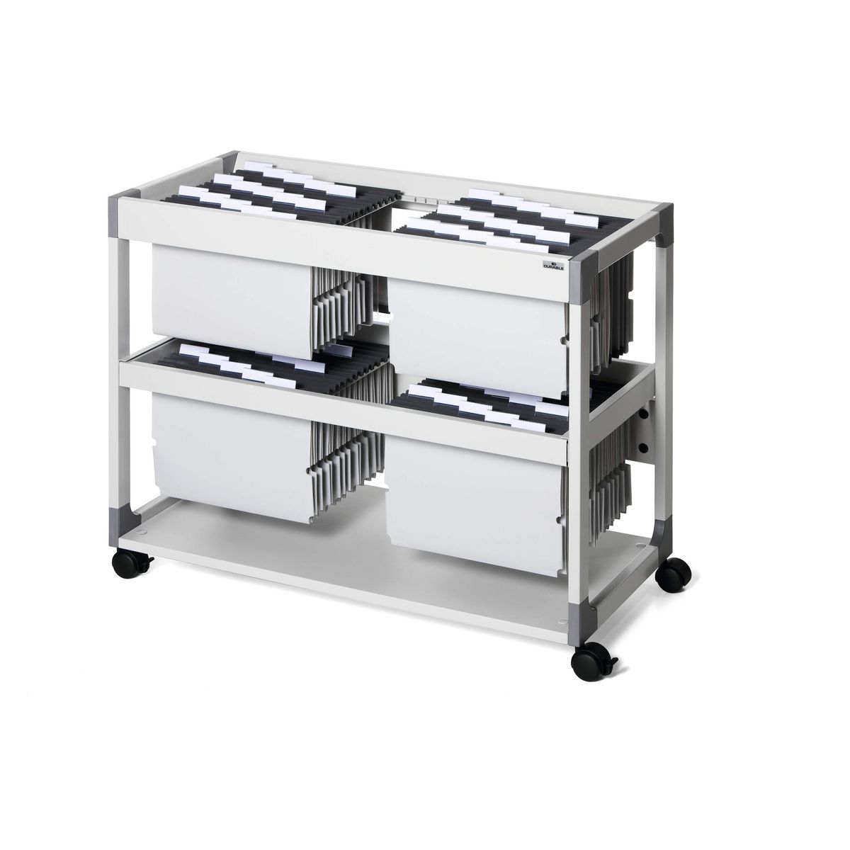 Pojemnik z szufladami szary 4 szuflad Durable (379210)