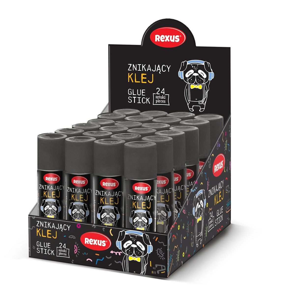Klej w sztyfcie Rexus Teens znikający 15g (6432)