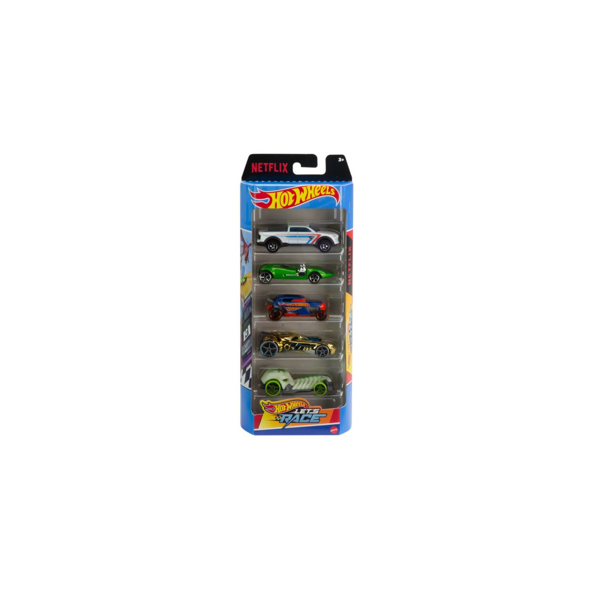 Samochód Hot Wheels metalowy 5-pak na start (HXM17)