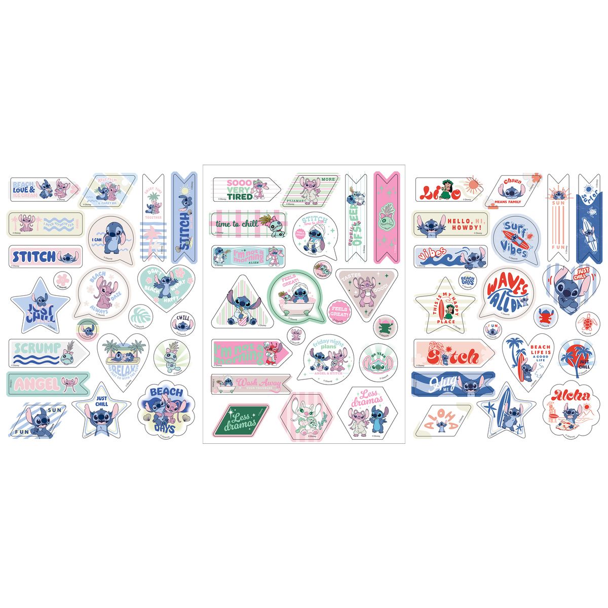 Naklejka na zeszyt Beniamin Stitch