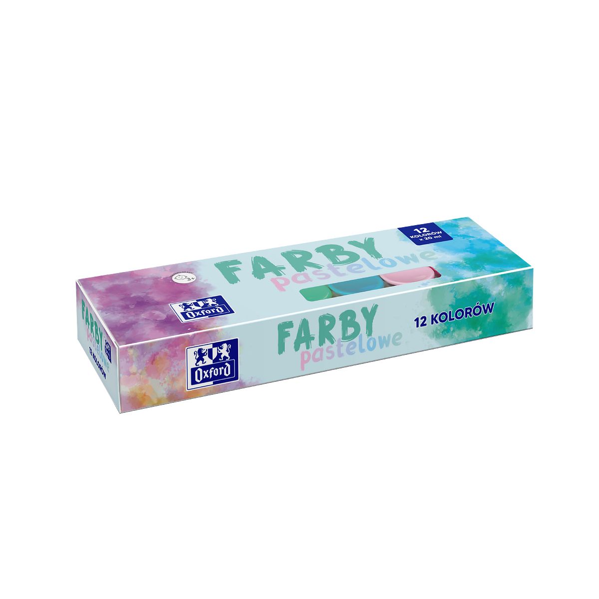 Farby plakatowe Oxford pastelowe kolor: mix 20ml 12 kolor. (400175578)