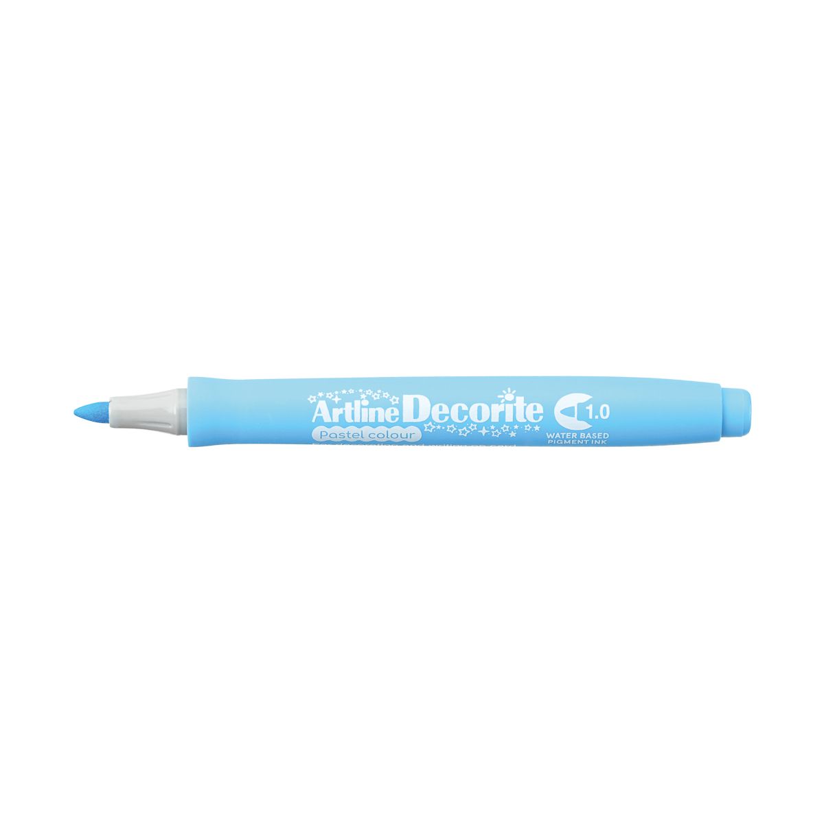 Marker permanentny Artline pastelowy decorite niebieski 1,0mm pędzelek końcówka (AR-033 1 4)
