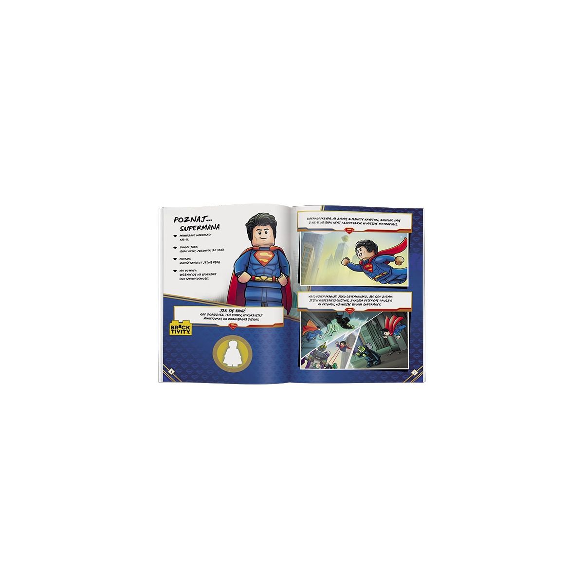 Książeczka edukacyjna Ameet LEGO® DC Super Heroes™. Superman rusza na pomoc (LNC 6462)