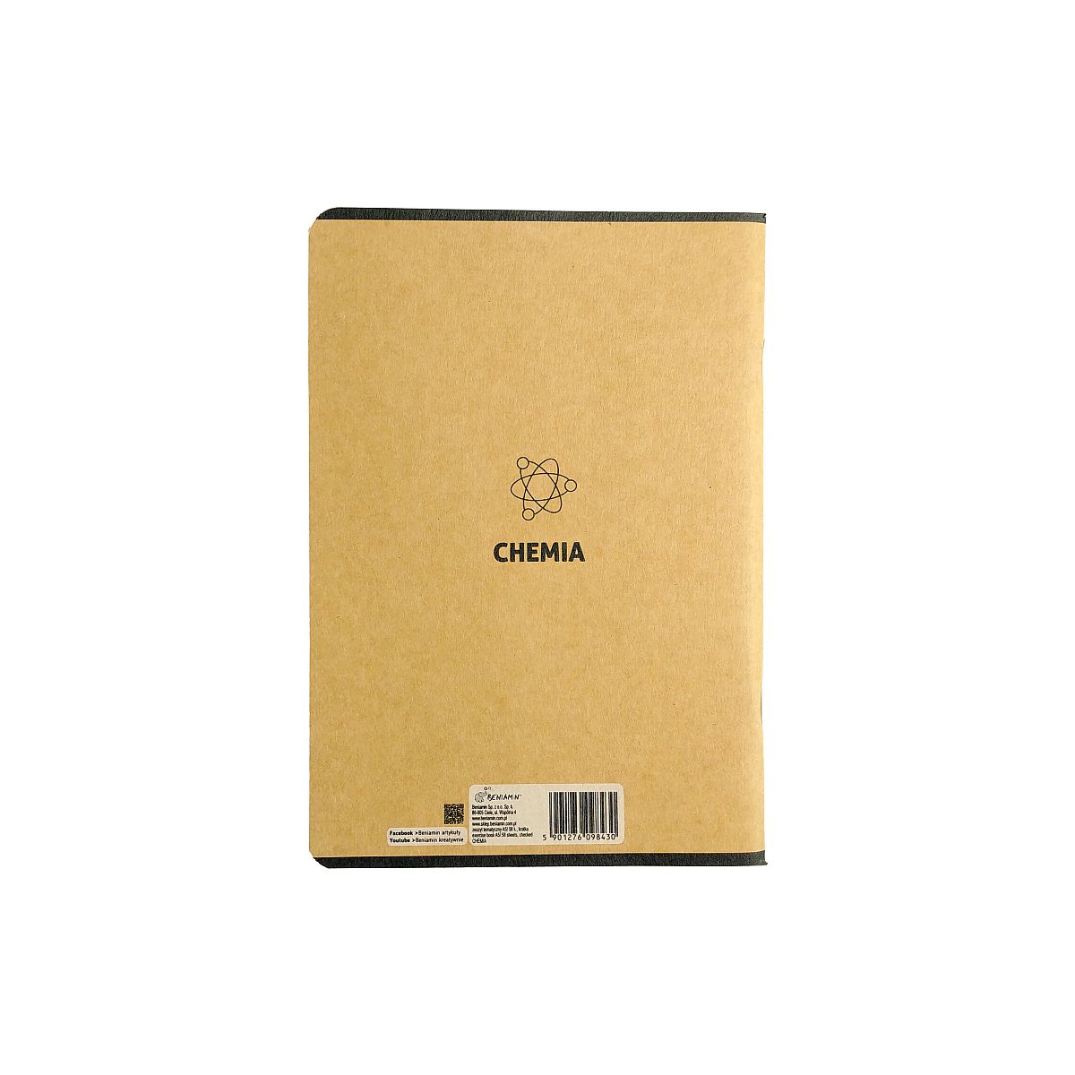 Zeszyt Beniamin chemia A5 58k. krata (8430)