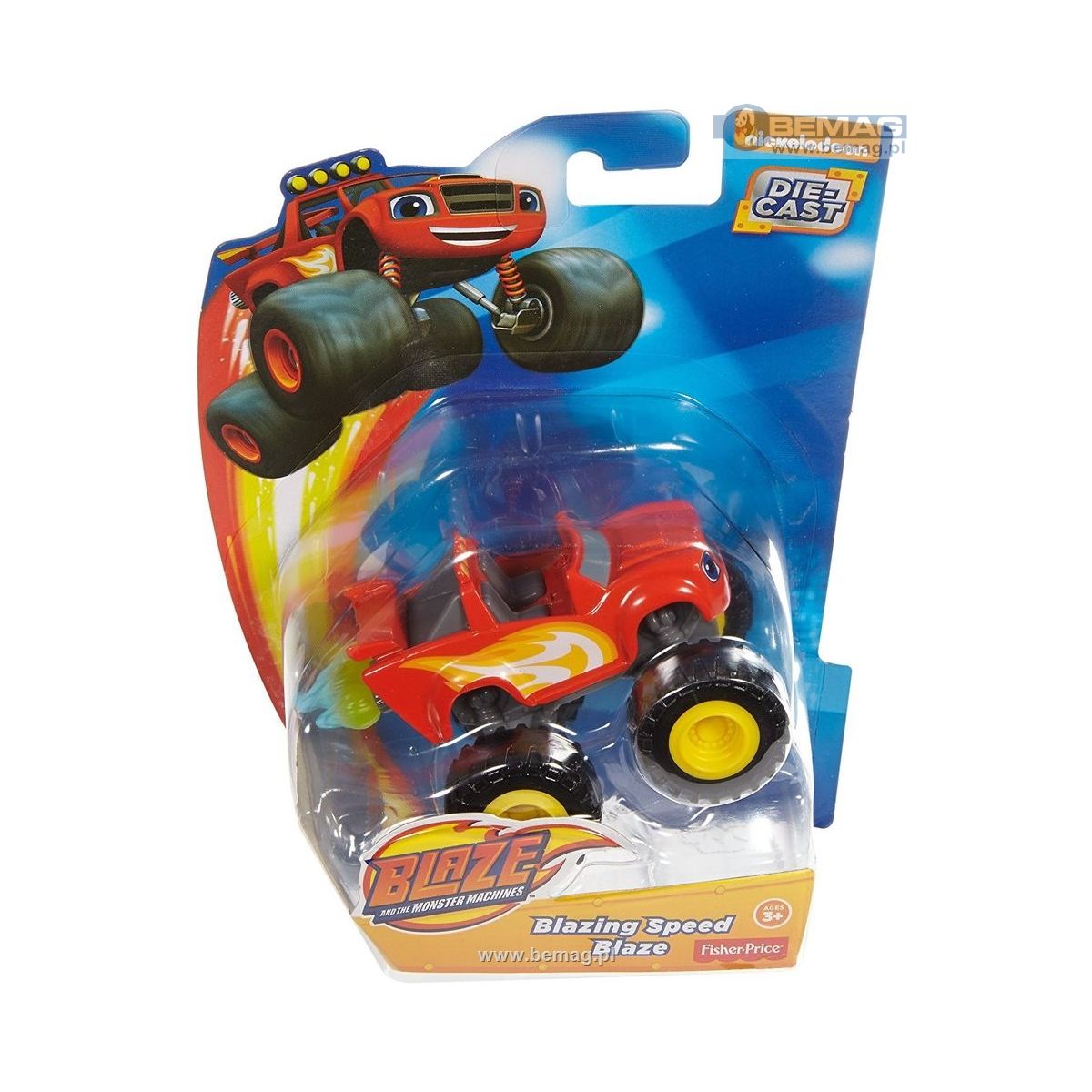 Samochód Hasbro blaze metalowy pojazd (cgf20)