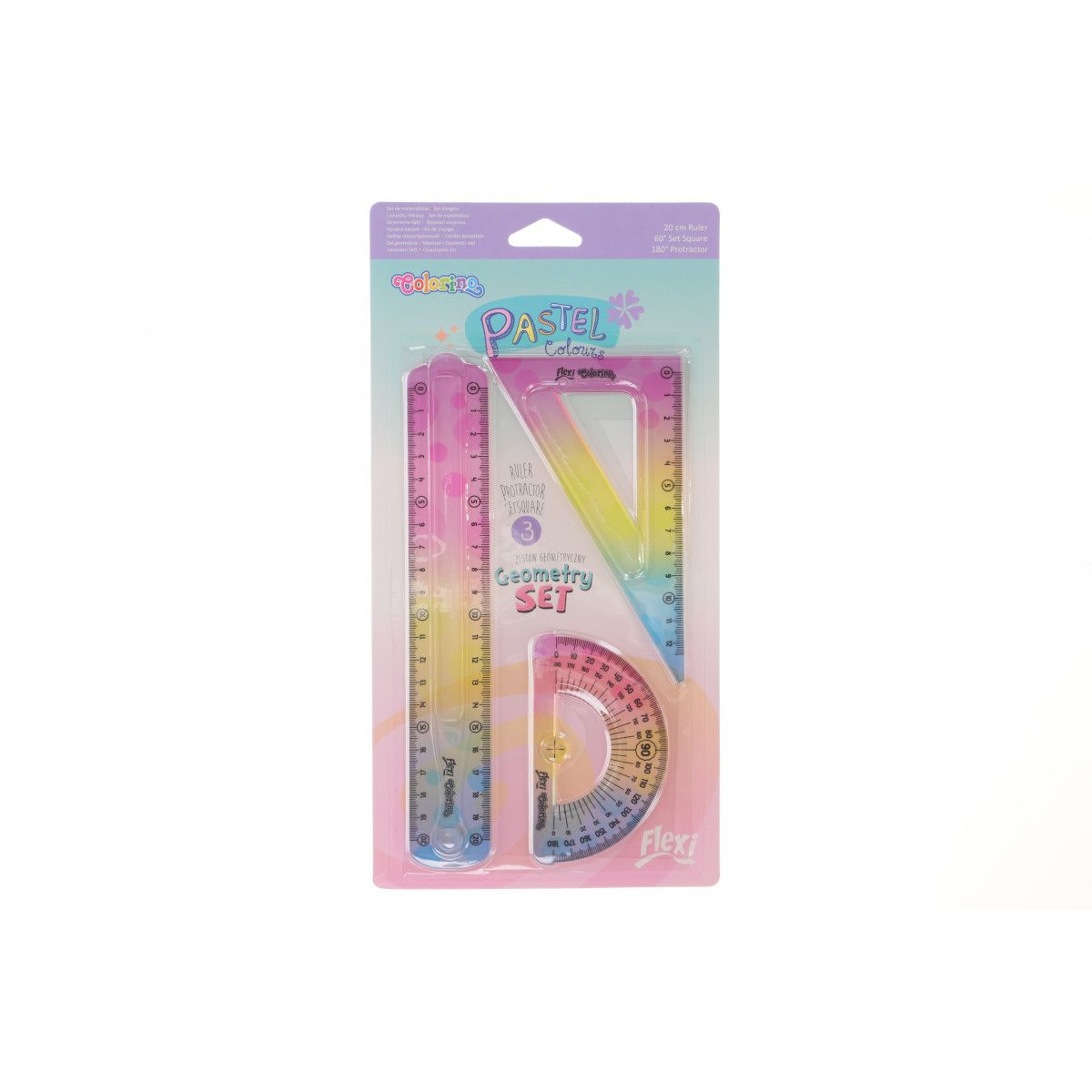 Komplet geometryczny Patio Colorino Kids 3 el. (03270PTR)