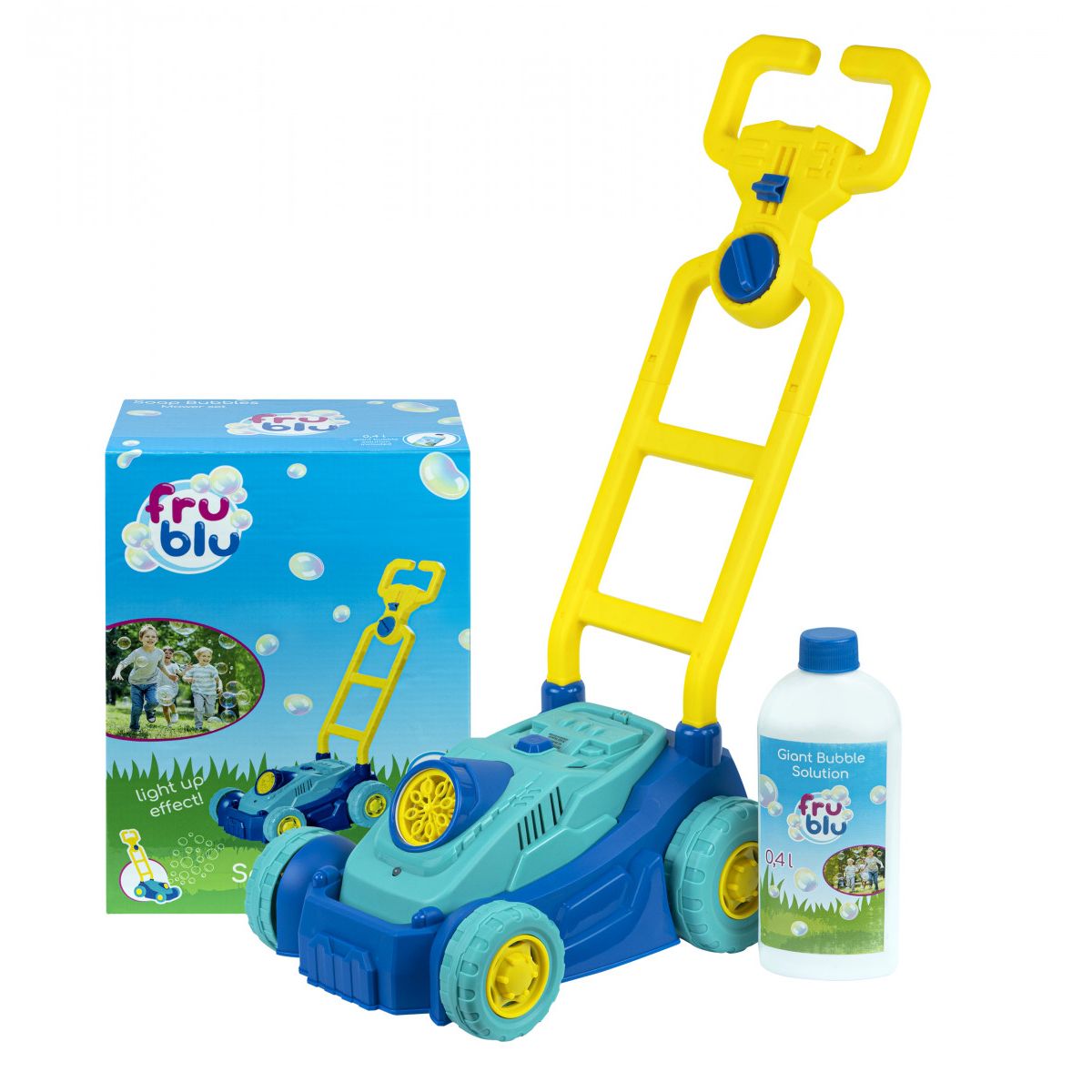 Bańki mydlane Fru Blu kosiarka na bańki + płyn 0,4l Tm Toys (DKF0158)