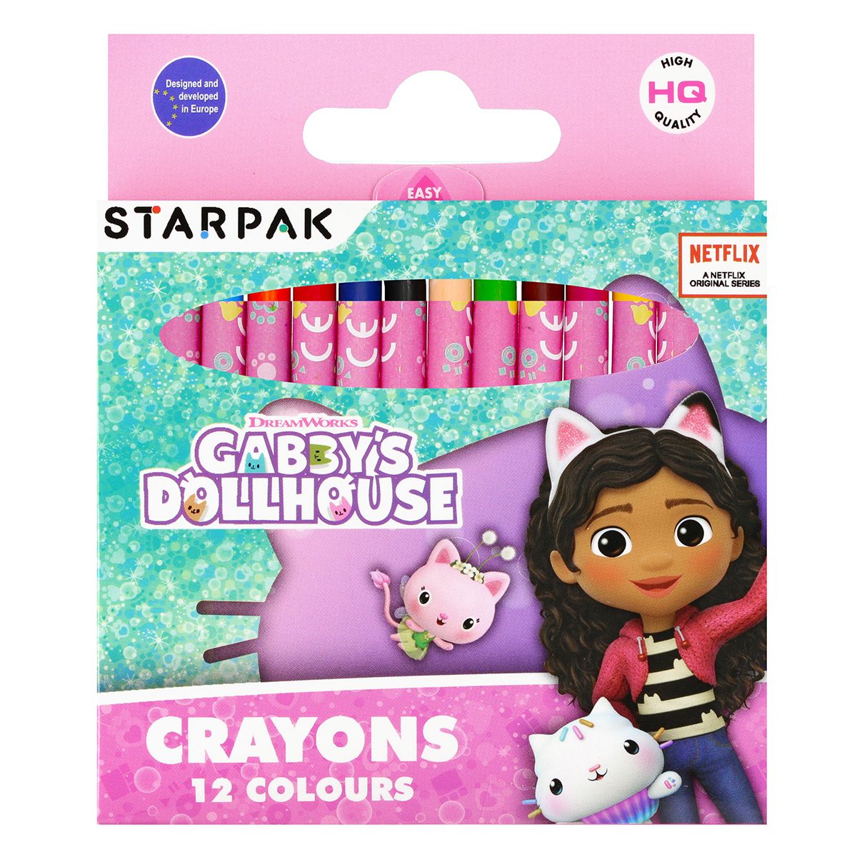 Kredki świecowe Starpak Gabby 12 kol. (529130)