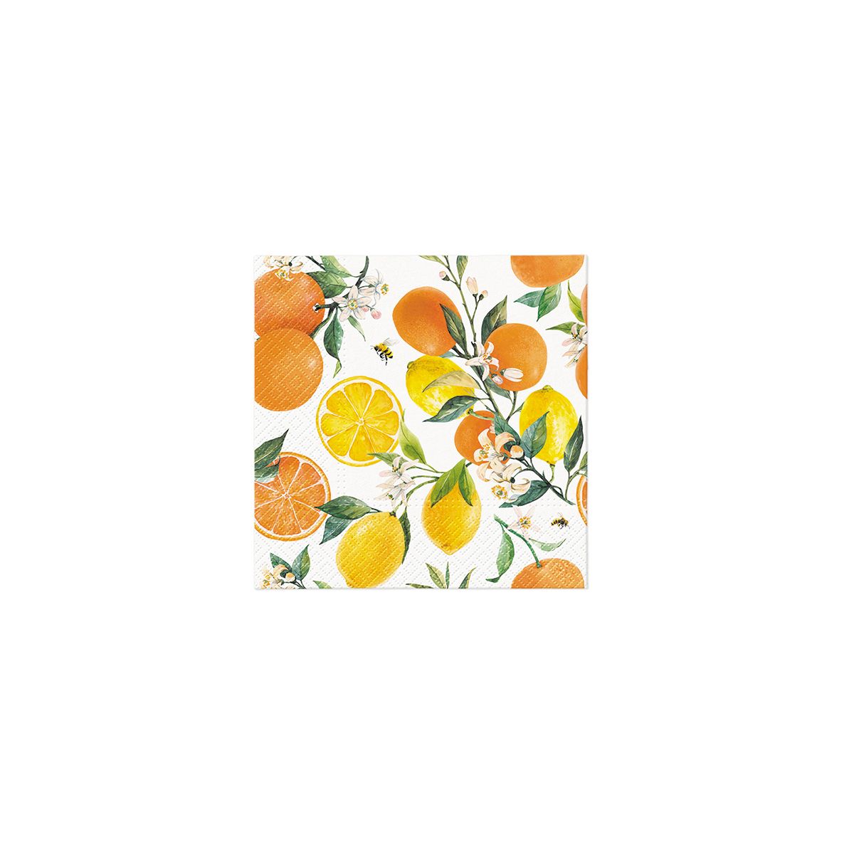 Serwetki Lunch Citrus with bees różne celuloza [mm:] 330x330 Paw (SDL135700)
