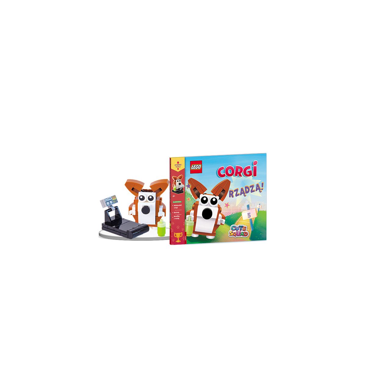 Książeczka edukacyjna Ameet LEGO® Books. Corgi rządzą! (CAP 6601)