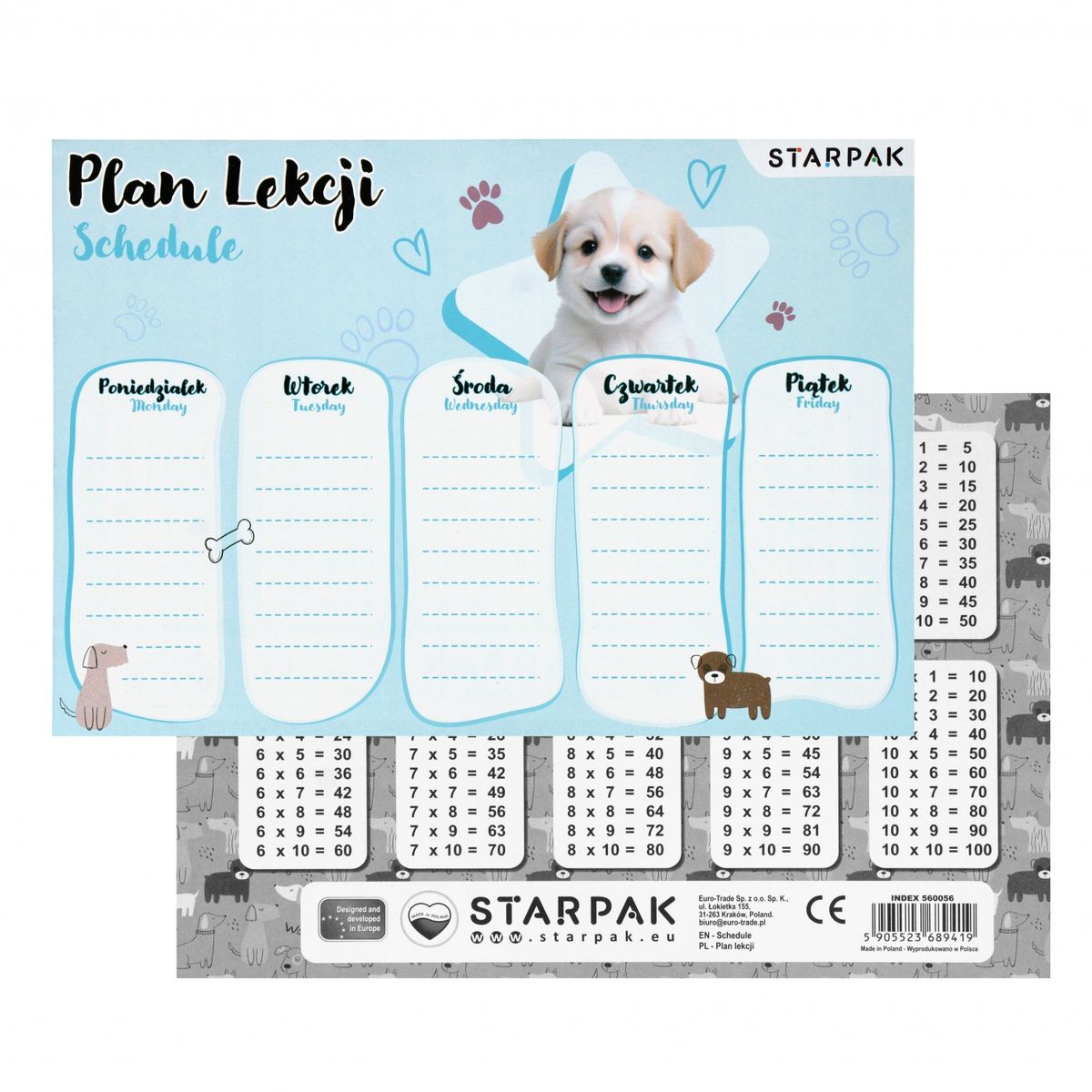 Plan lekcji Starpak Pies (560056)