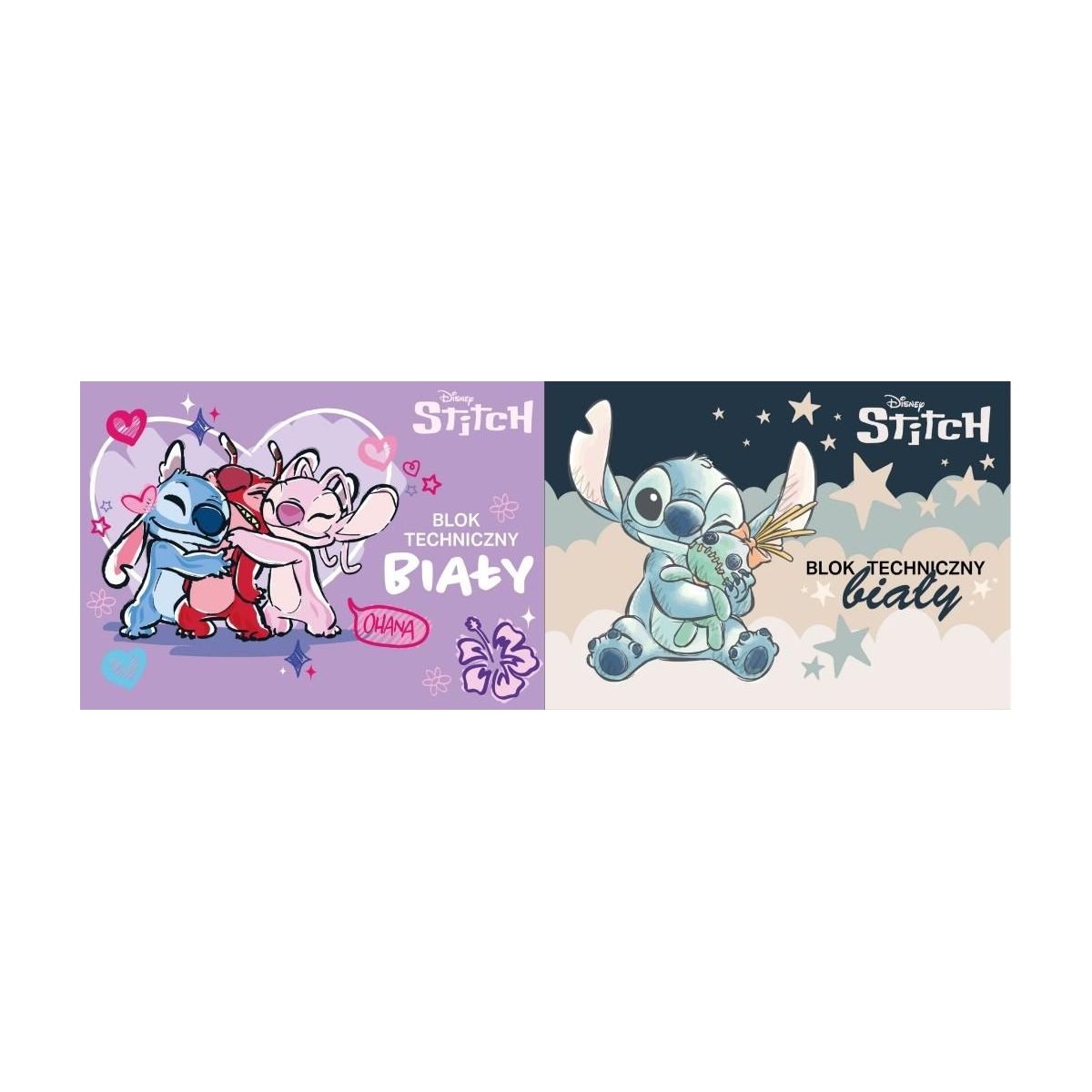 Blok techniczny Beniamin Stitch A4 biały 10k (0422)