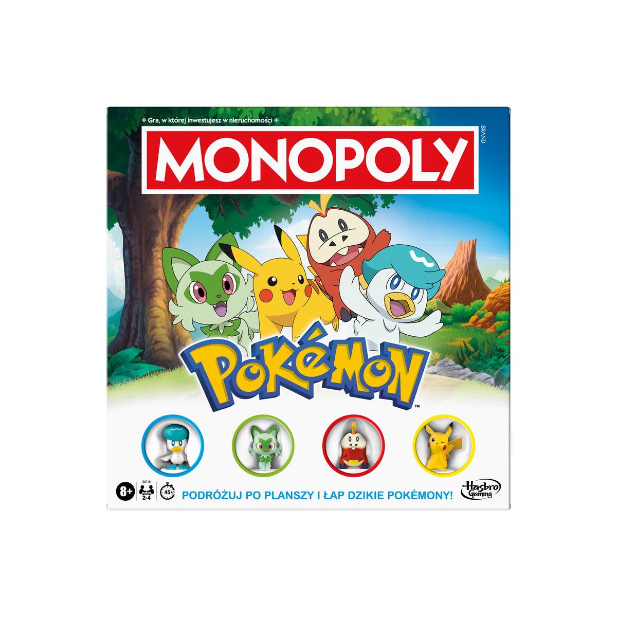 Gra planszowa Hasbro Monopoly Pokemon (G0716)
