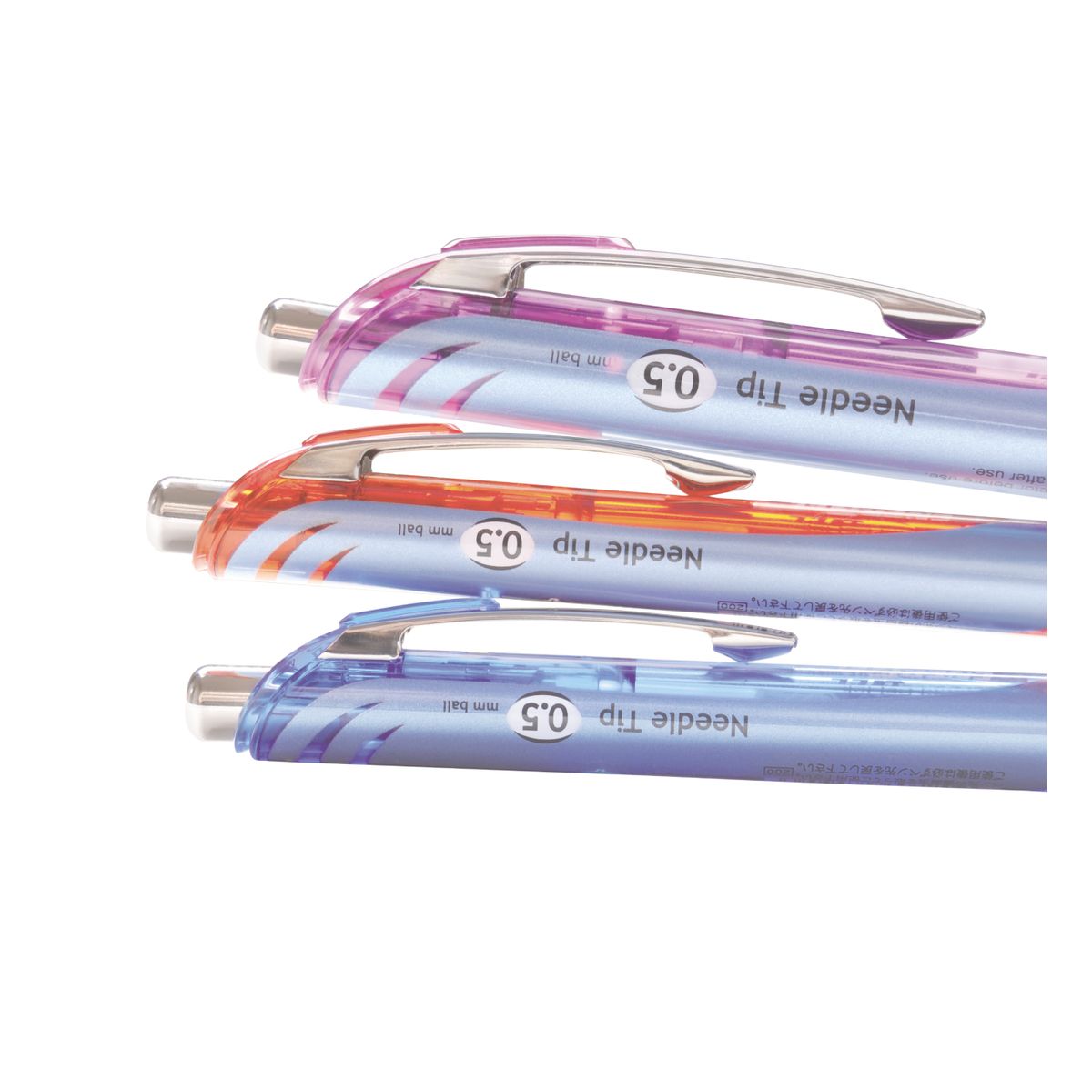 Cienkopis Pentel ENERGEL BLN 75, czerwony 0,25mm 4kol. (czerwony)