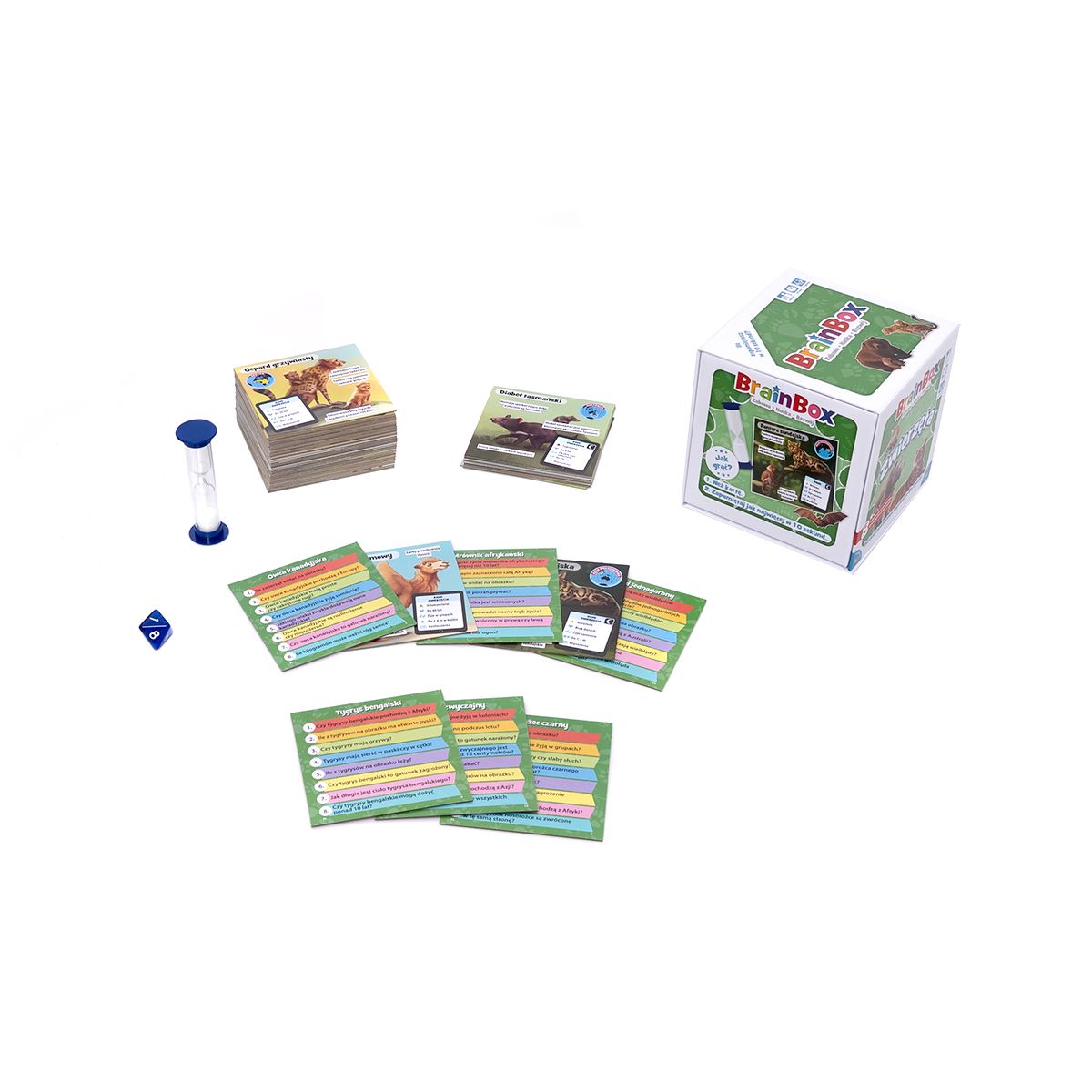 Gra edukacyjna BrainBox - Zwierzęta Rebel (5902650619968)