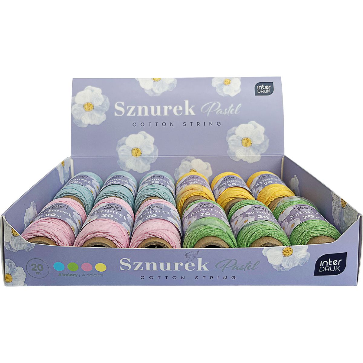 Sznurek Interdruk szurek PASTEL 5902277345530 20m (20m)
