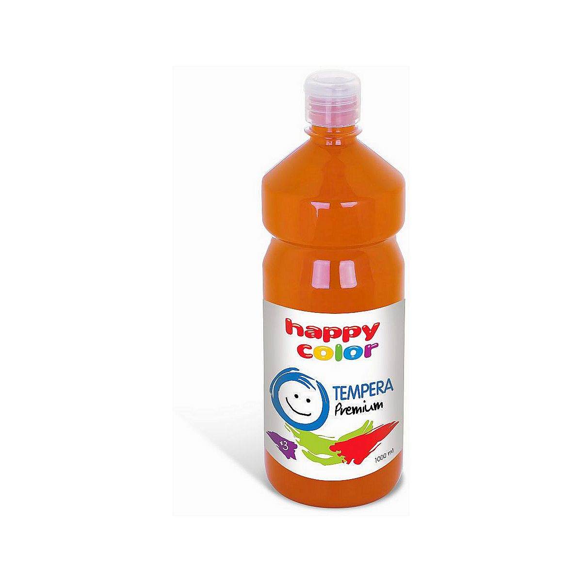 Farba tempera Happy Color HAPPY COLOR kolor: pomarańczowy 1000ml 1 kolor. (HA 3310 1000-45)