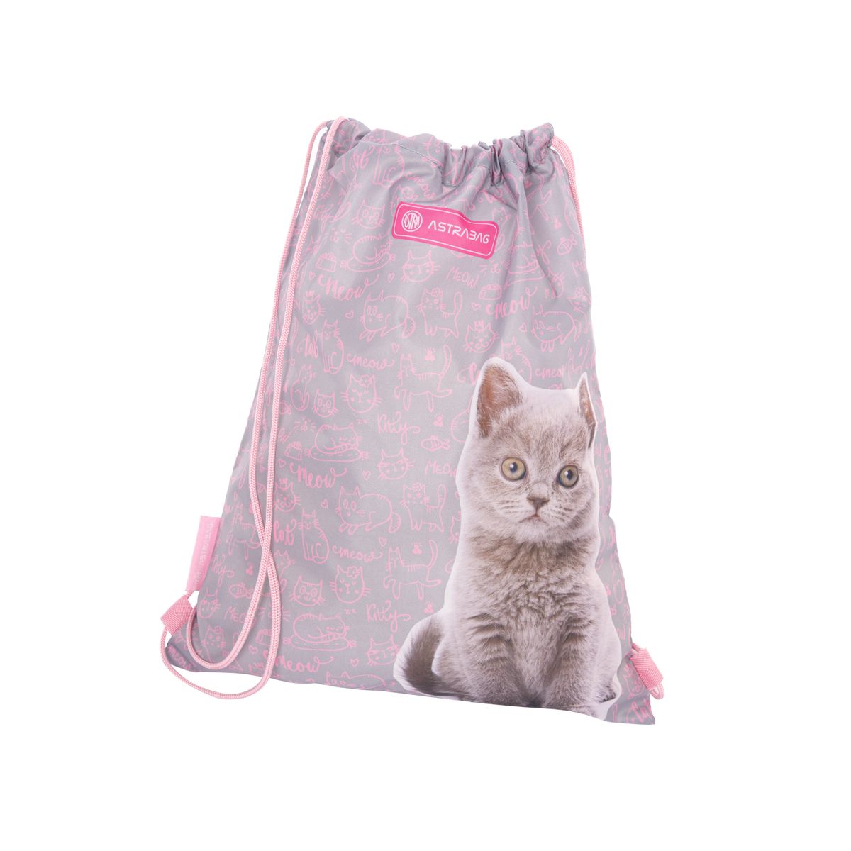 Worek na buty Astra Astrabag Pinky Kitty (507022046)