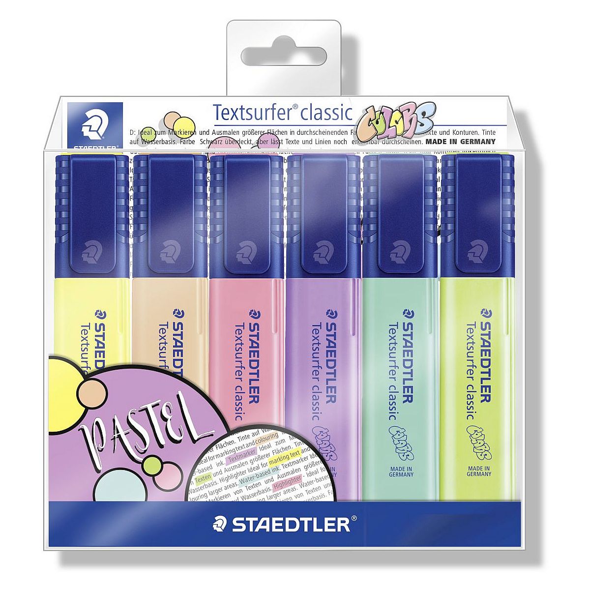 Zakreślacz Staedtler Classic Colors/ Vintage mix 1-5mm (S 364 CWP6)