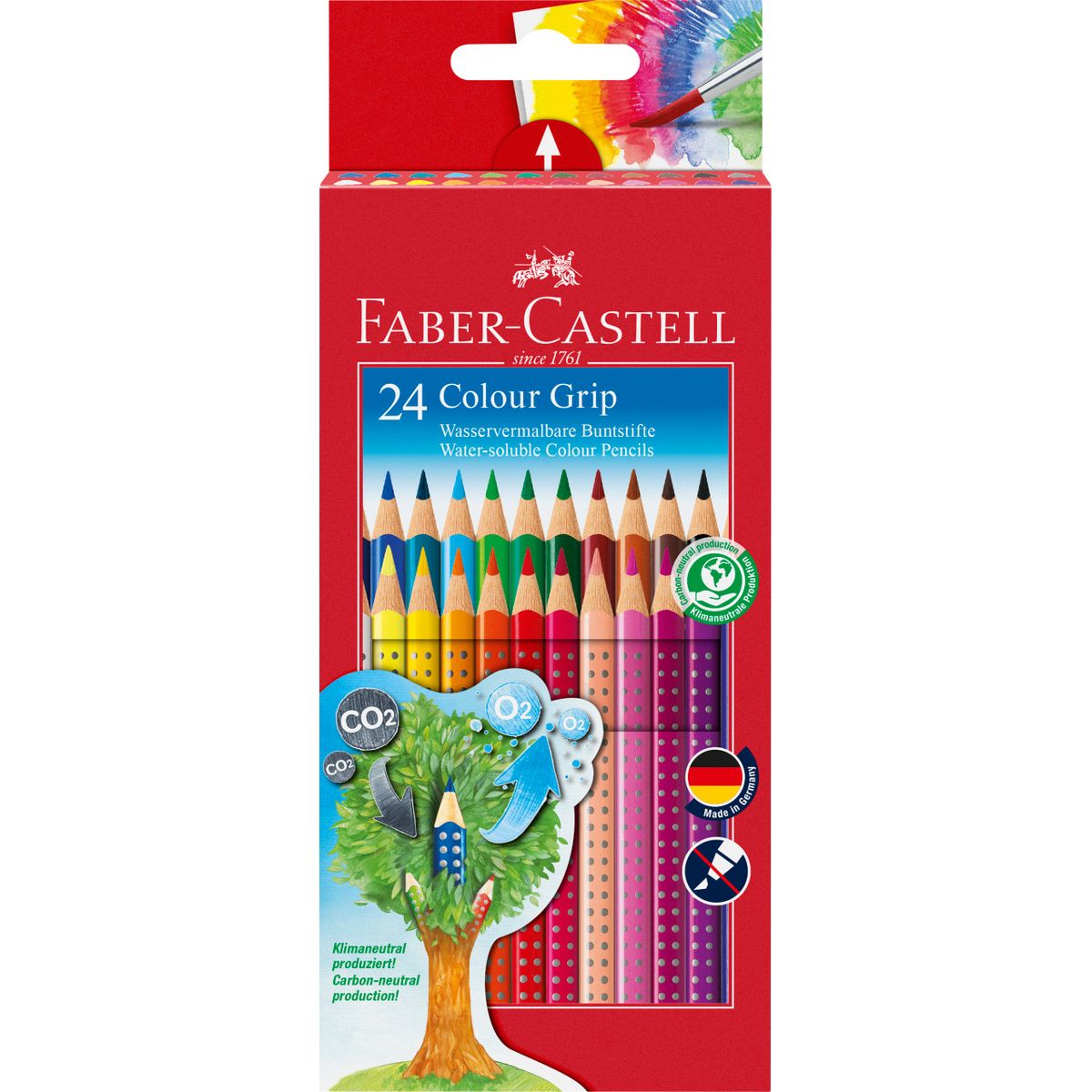 Kredki ołówkowe Faber Castell Grip 24 kol. (112424)