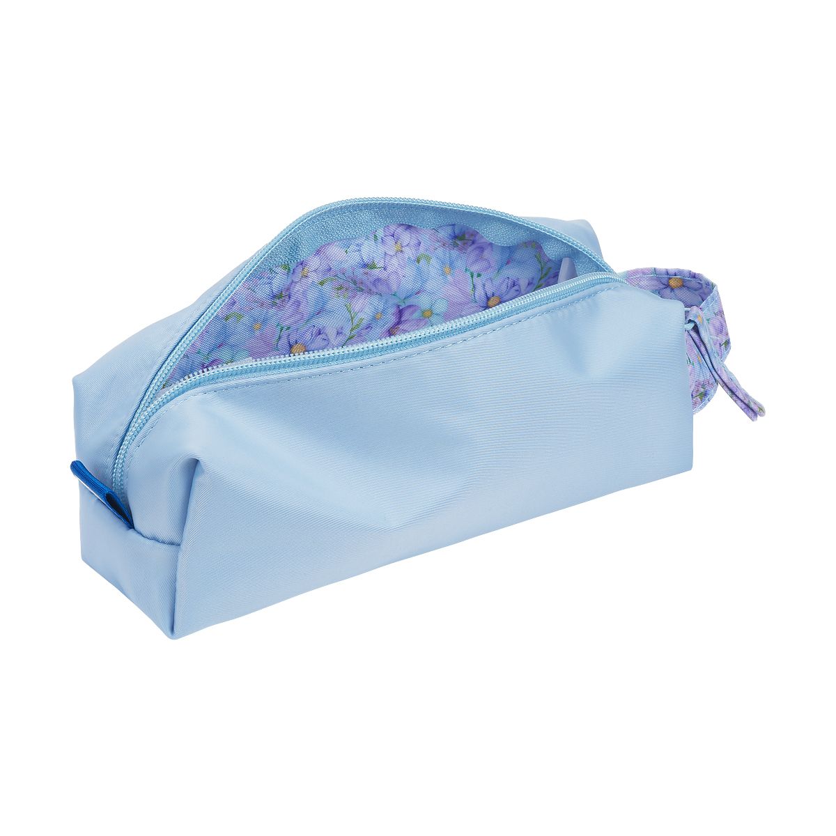 Saszetka Oxford Flowers Duża niebieski (400182078)