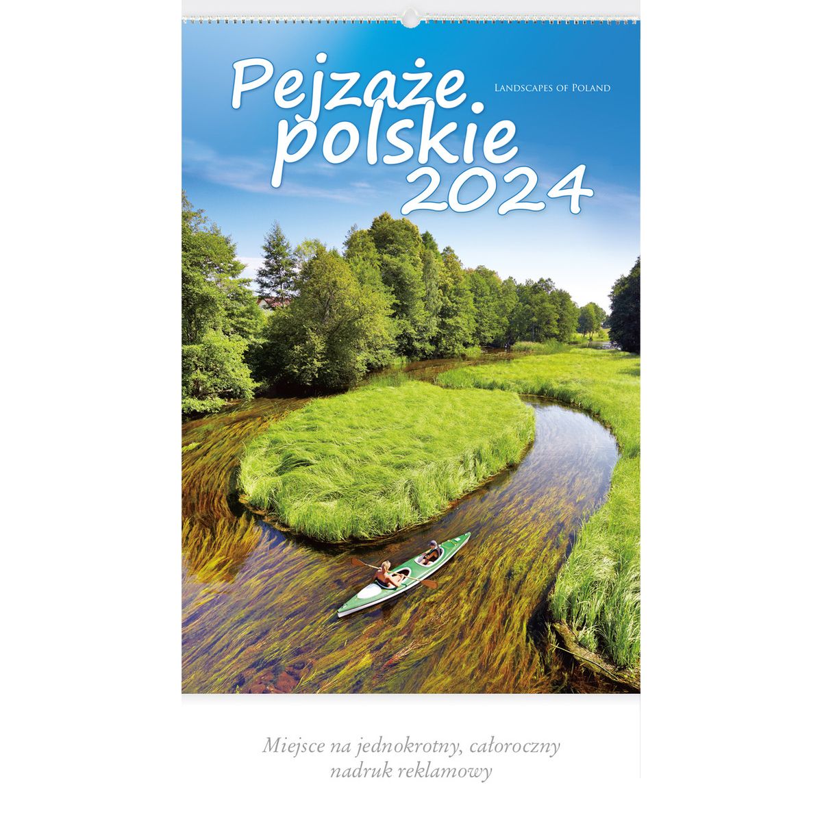 Kalendarz ścienny Lucrum PEJZAŻE POLSKIE 13-planszowe 2024 320mm x 470mm (RW01)