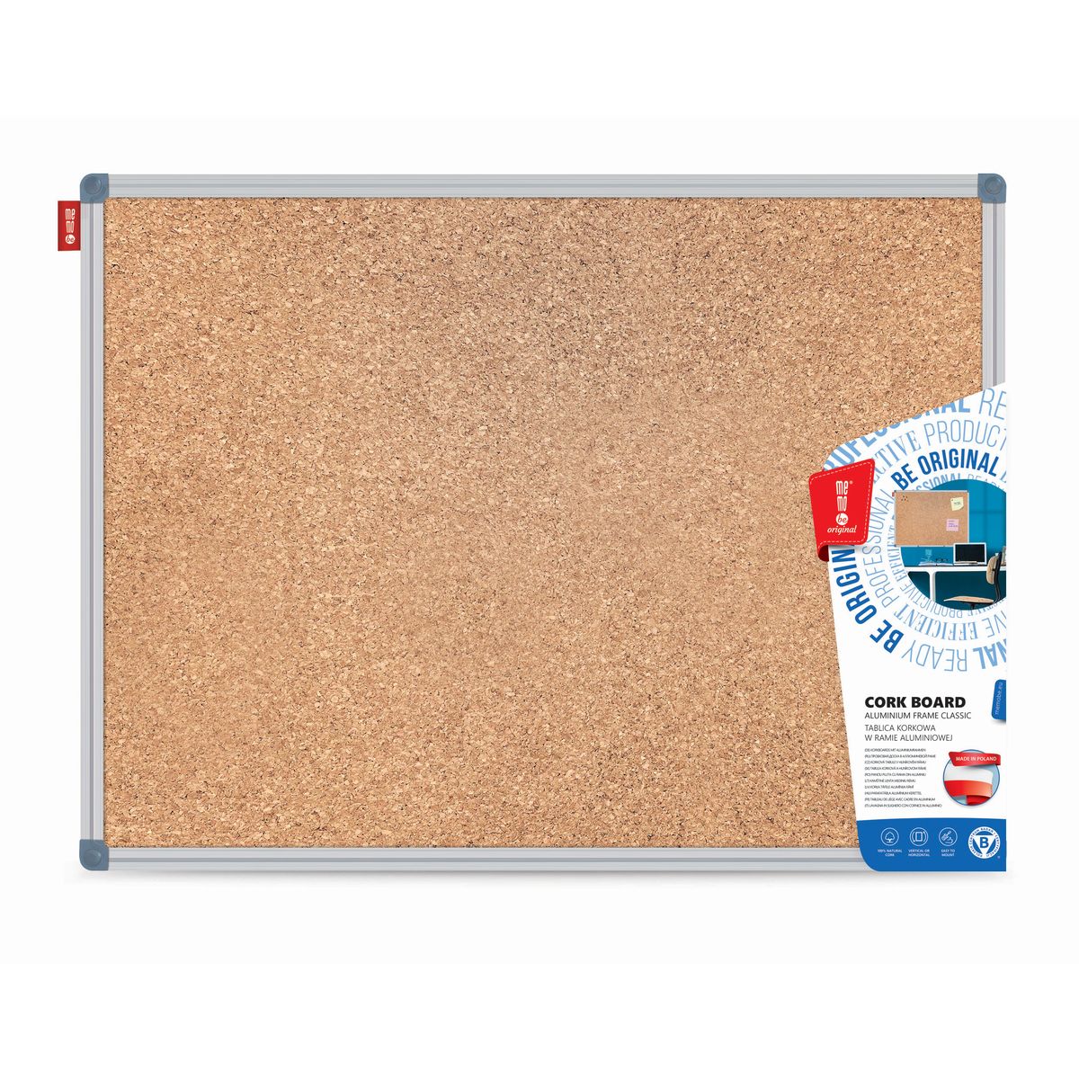 Tablica korkowa Memoboards rama aluminiowa [mm:] 2000x1000 (TC2010ALC)