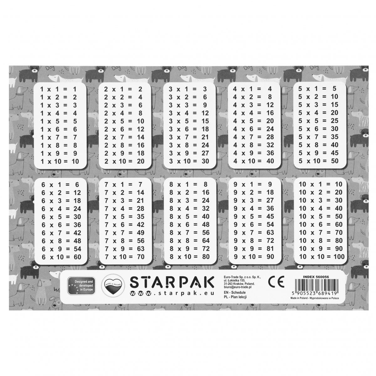 Plan lekcji Starpak Pies (560056)