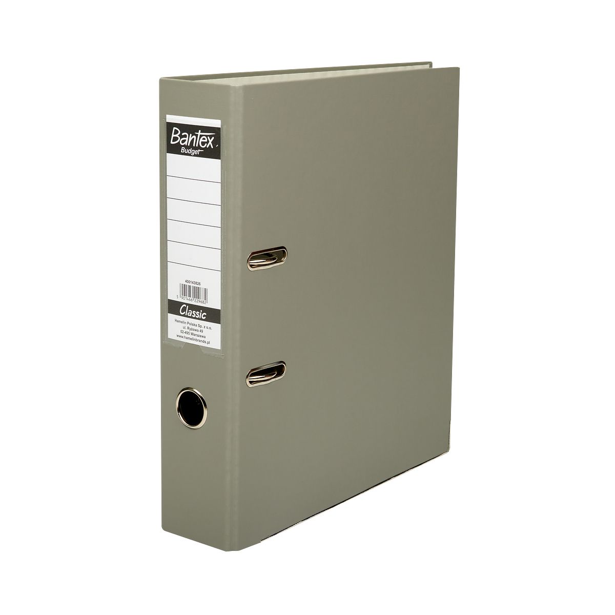 Segregator dźwigniowy Bantex Classic A4 75mm szary (400143826)