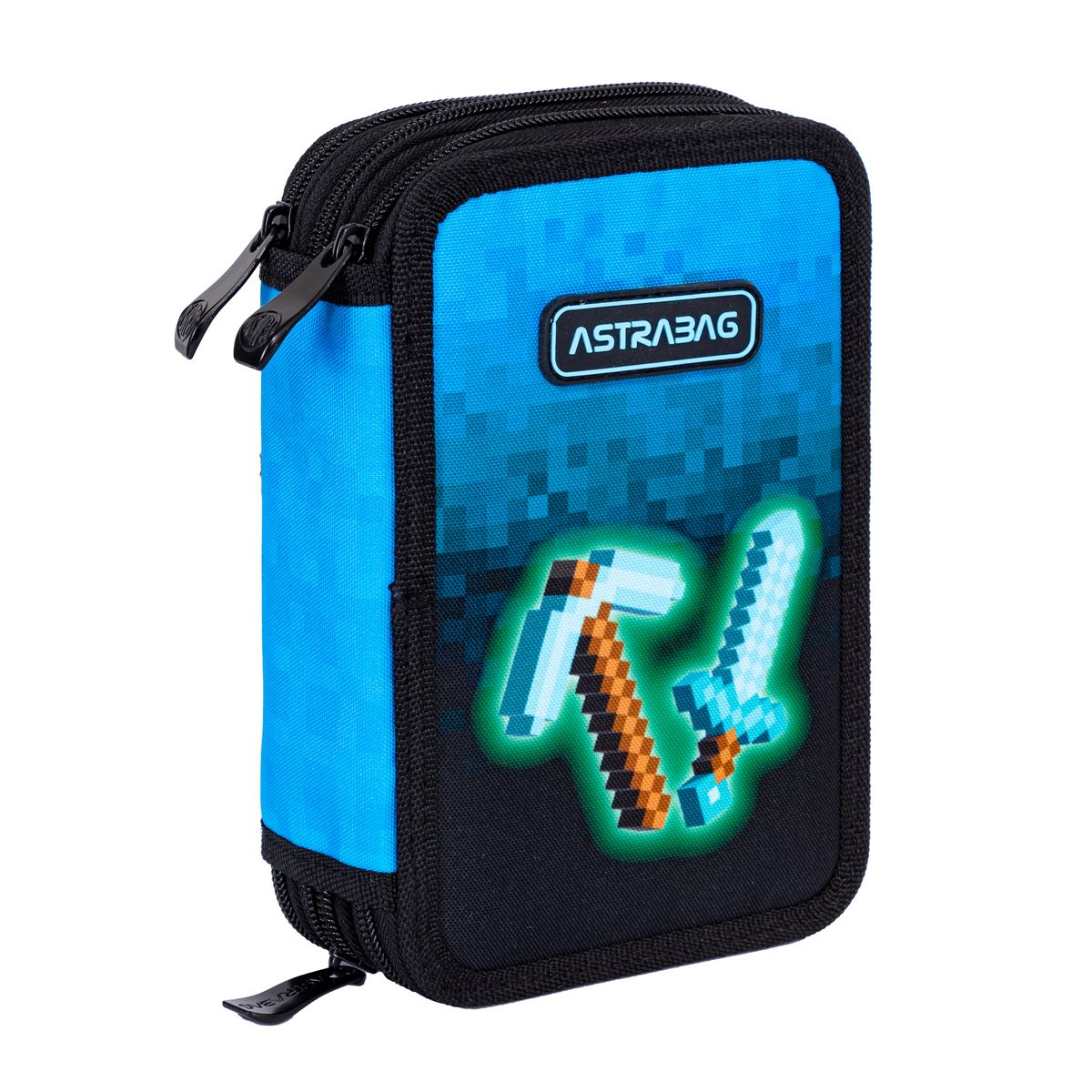 Piórnik Astra Astrabag Jumbo Blue Pixel (503024055)