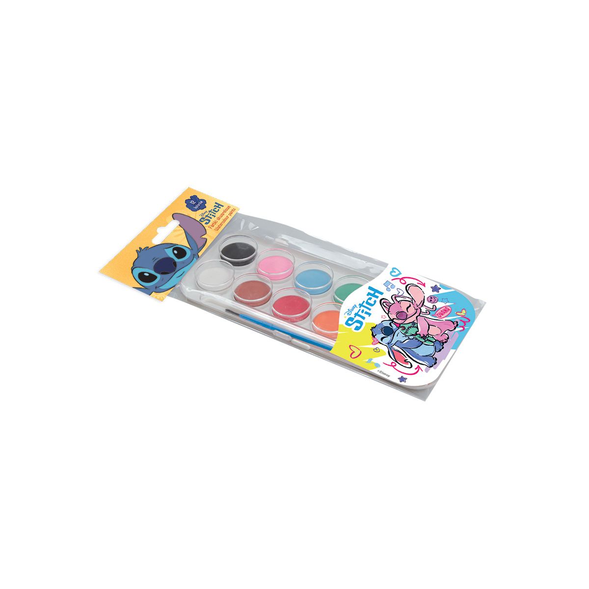 Farby akwarelowe Stitch 12 kolor. Rexus (0835)