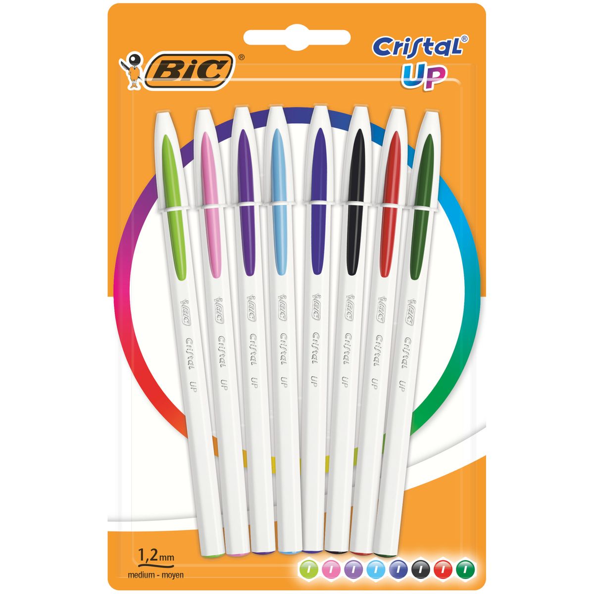 Długopis Bic BL 8SSZT Cristal mix 1,2mm (949869)