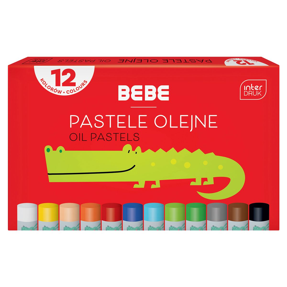 Pastele olejne Bebe BB KIDS 12 kol 12 kol. (5902277327321)