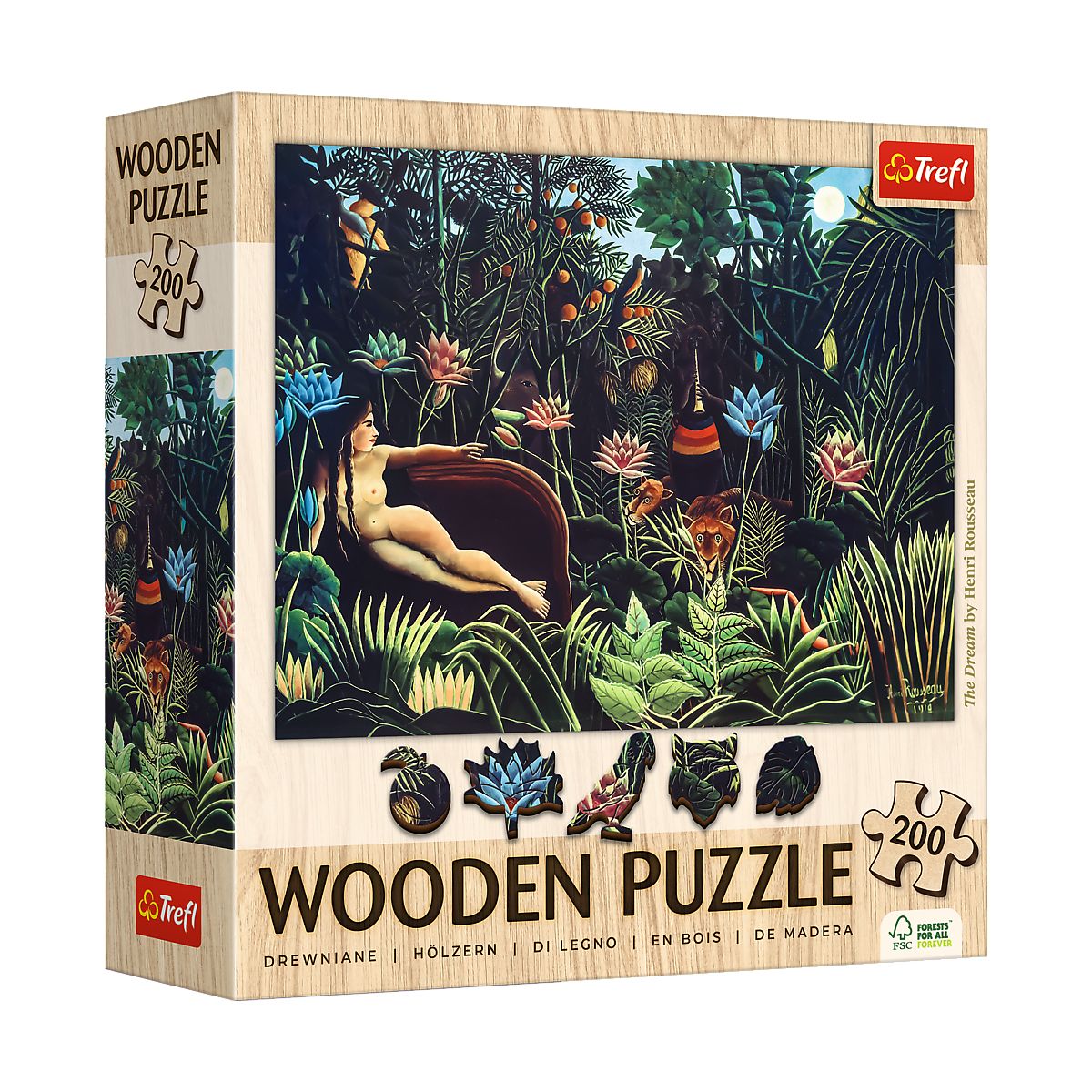 Puzzle Trefl Drewniane Sen - Henri Rousseau (20253)