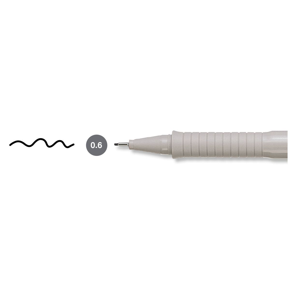 Cienkopis kreślarski Faber-Castell Ecco Pigment 0,6 mm czarny (FC166699)