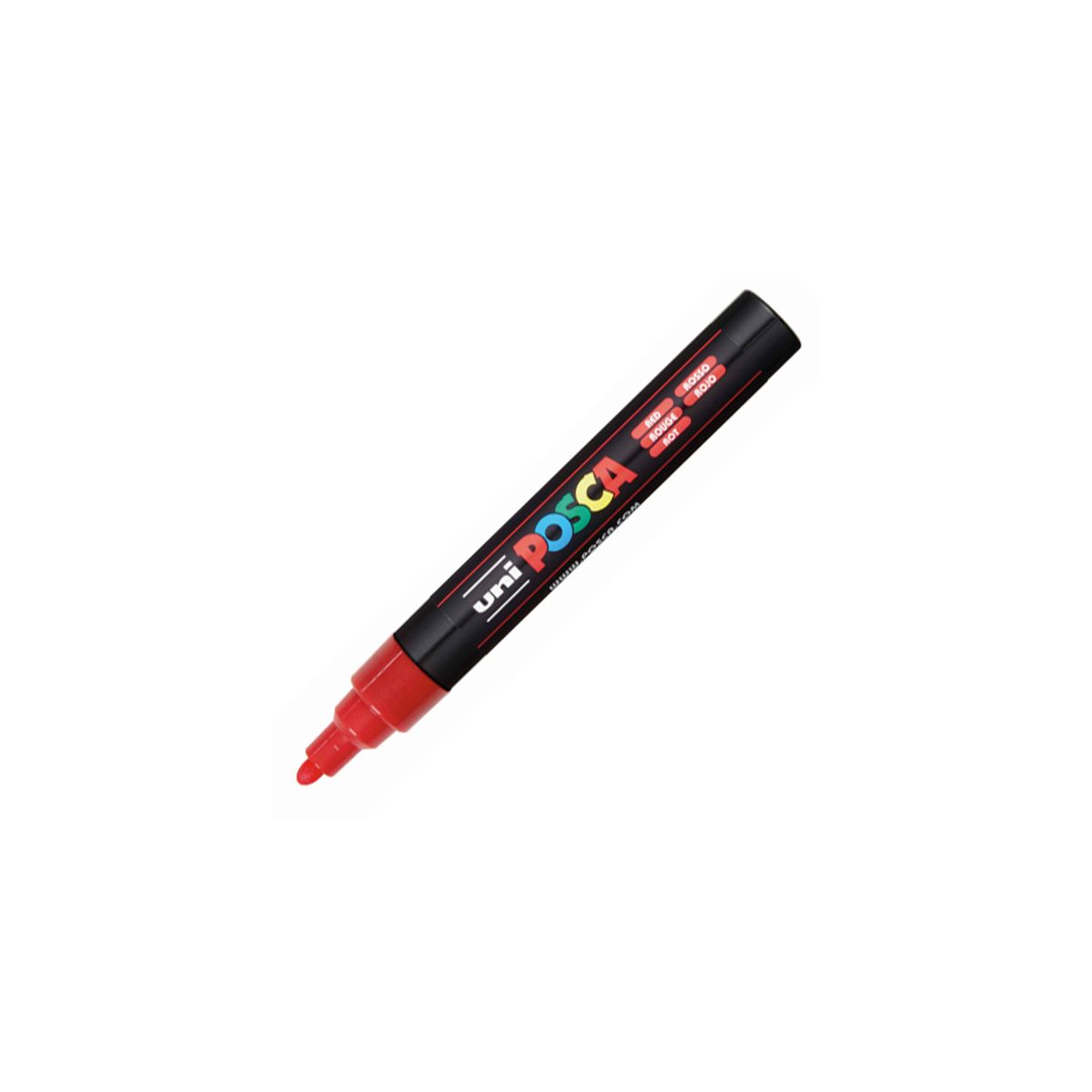 Marker suchościeralny Uni Posca czerwony 5mm (PC-5M)